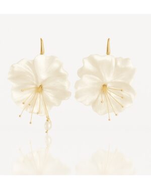 Pendientes Capparis White Nácar · ALMALAU